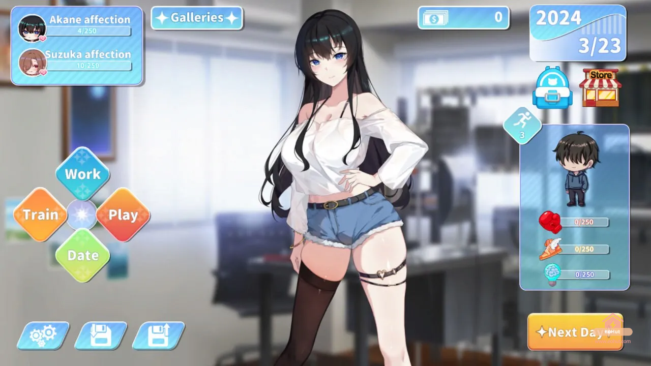 [PC/2D/SLG/养成/精品/存档]小姐！别耽误我上分！Miss！Don’t Affect my Rank V1.1.34[PC1.14GB/迅雷转百度/迅雷/UC]-EoHut 电光小屋